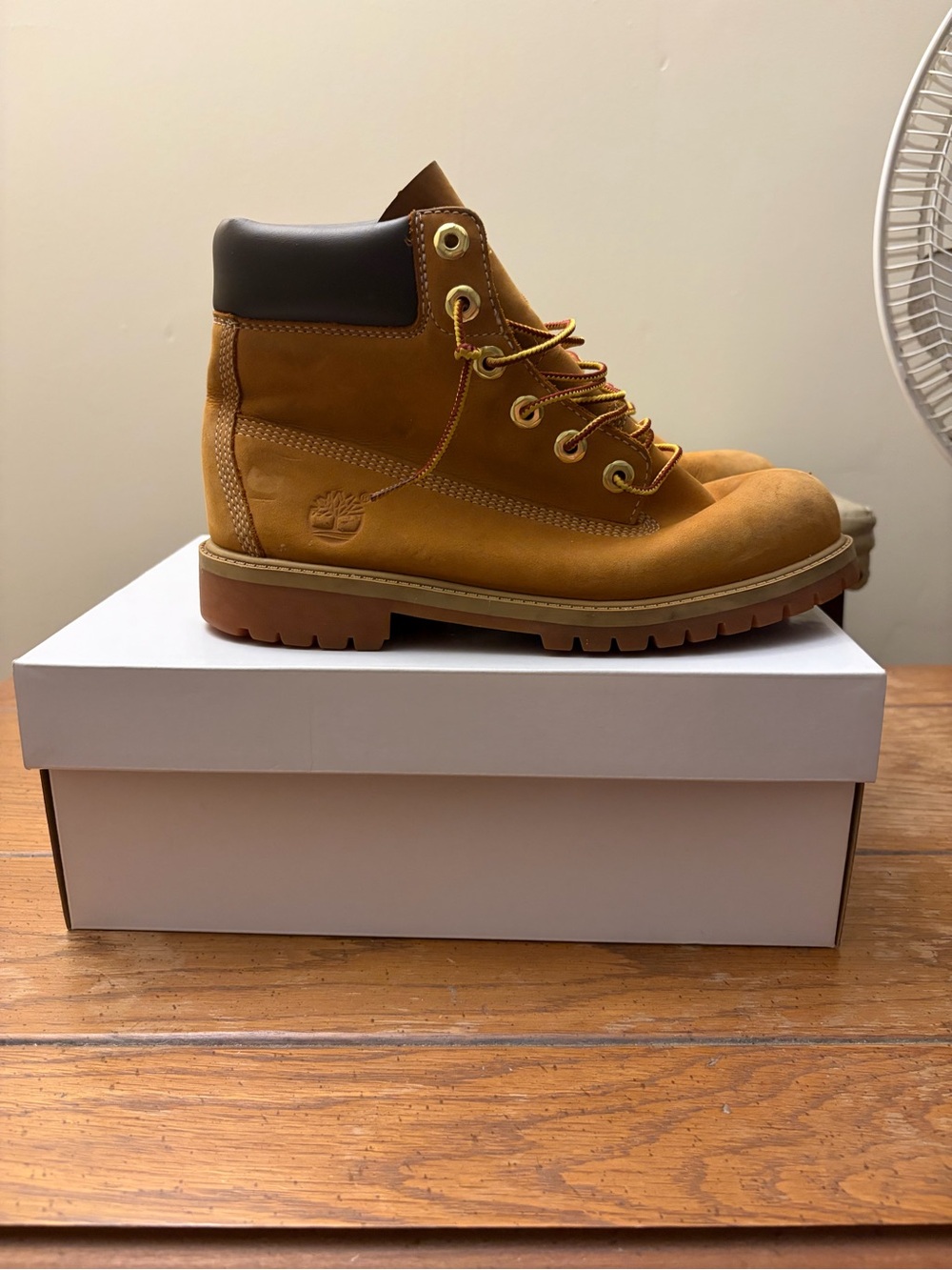 Timberland Wheat Nubuck 6-Inch Work Boots